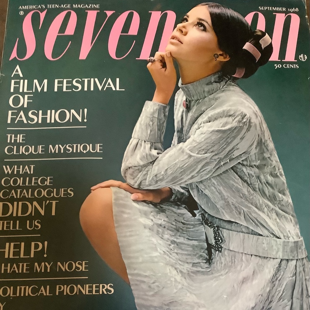 Seventeen Magazine Vintage September 1968